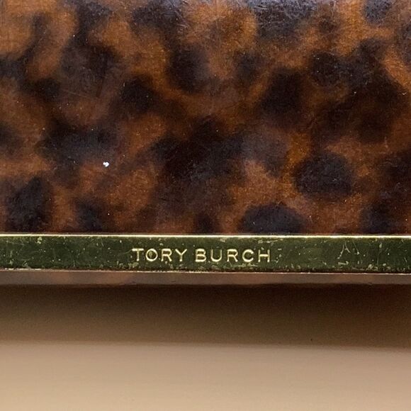 Tory Burch Brown Animal Print Sunglasses EUC - Picture 5 of 5